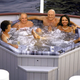 In a scene from the infomercial, Ahmed Chalabi, Vice President Cheney, and friends talk policy.
